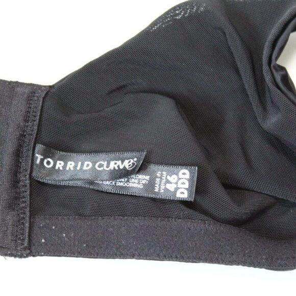 Torrid Black 360° Back Smoothing Push-Up Plunge Bra Plus Size 46DDD H13288 - Picture 9 of 11